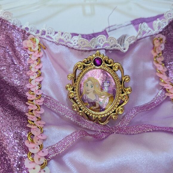 Disney Jakks Pacific Rapunzel Tangled Princess Girls 4-6X Costume Dress - Picture 2 of 10